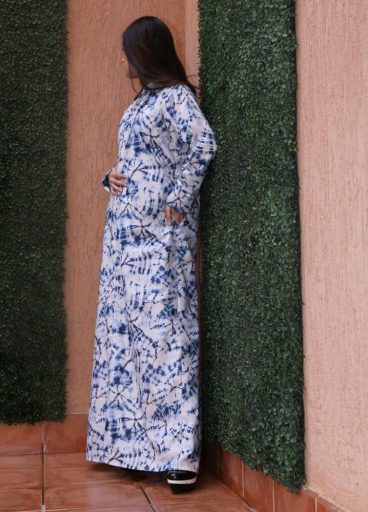 Tie Dye Cotton Abaya Tie Dye Cotton Abaya