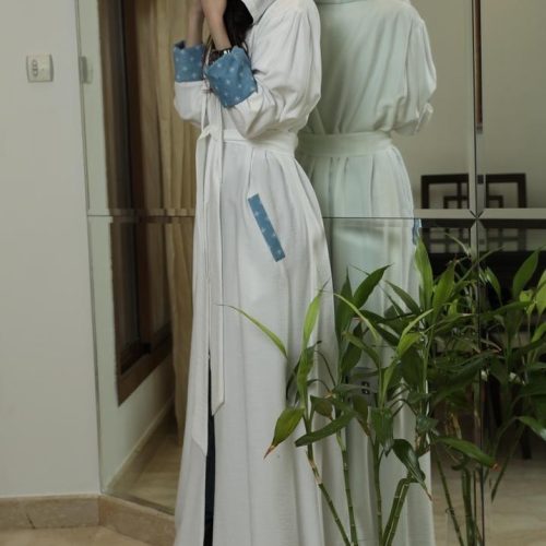 Cotton / linen Abaya