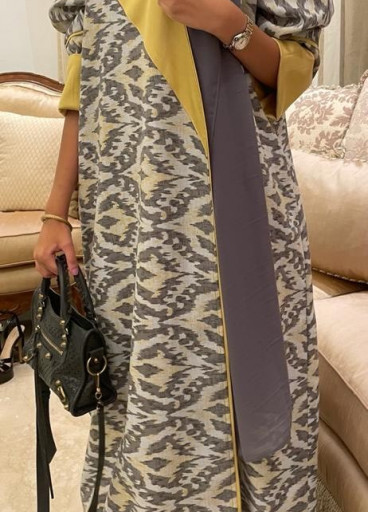 عباية قطن مموج 