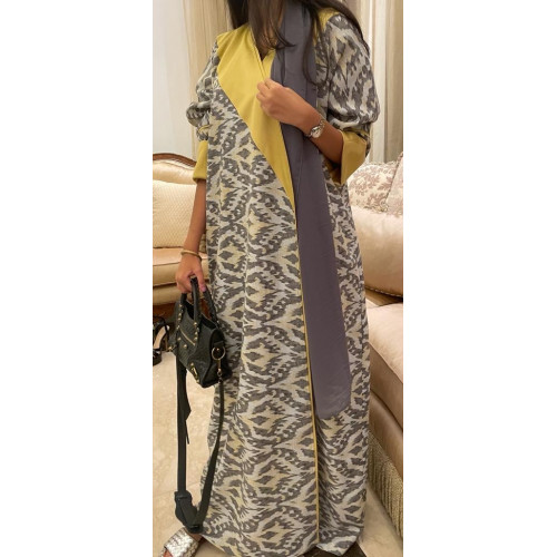 عباية قطن مموج 