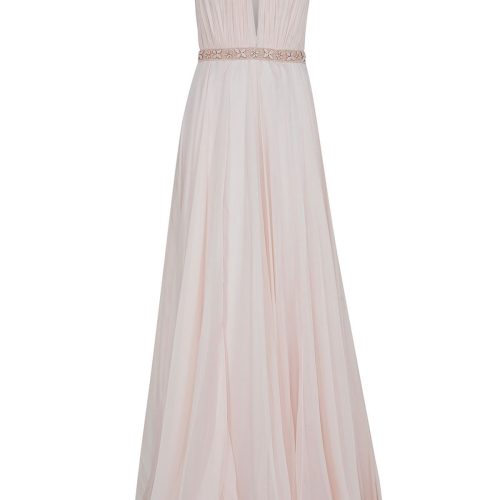TARIK EDIZ - Embellished off-the-shoulder neck dress