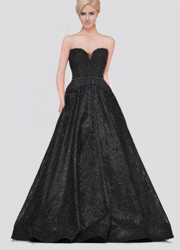 Marsoni embroidered lace sweetheart ballgown