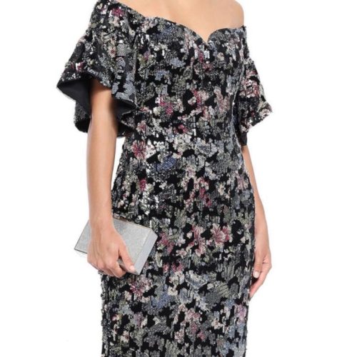 Badgley Mischka embroidered sweetheart gown Badgley Mischka embroidered sweetheart gown