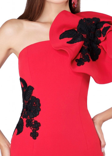 MNM Couture Embroidered Mermaid Dress