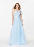 Angle And Alison Floral Embroidery Tulle Gown Angle And Alison Floral Embroidery Tulle Gown