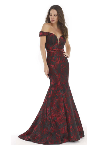 Morrell Maxie patterned perfection mermaid evening dress Morrell Maxie patterned perfection mermaid evening dress