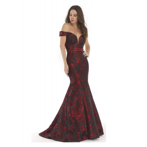  Morrell Maxie patterned perfection mermaid evening dress