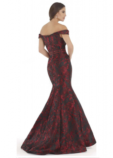  Morrell Maxie patterned perfection mermaid evening dress