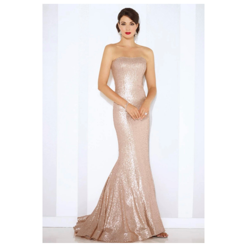  Cameron Blake  Fully Sparkling, Long Formal Gown
