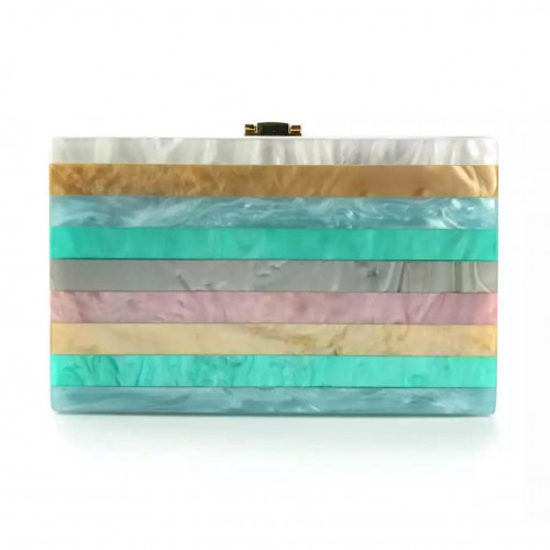 حقيبة يد أنيقة من الرخام و الاكريلك