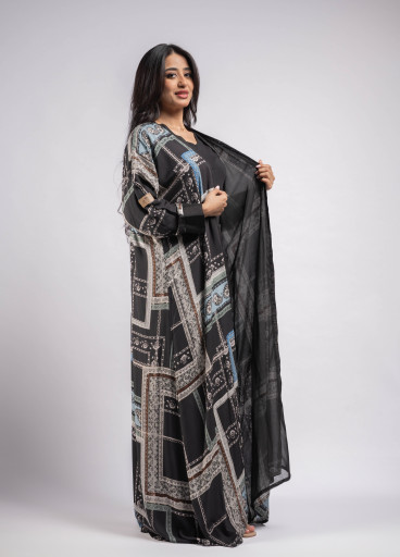 عباية قطن مشجر