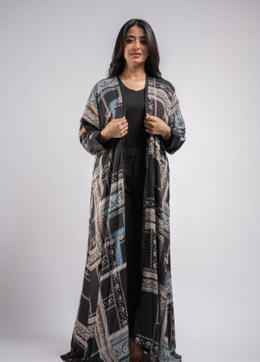 عباية قطن مشجر