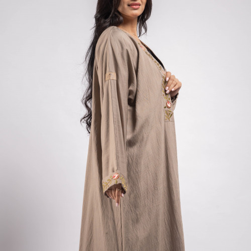 عباية كريب ملونة