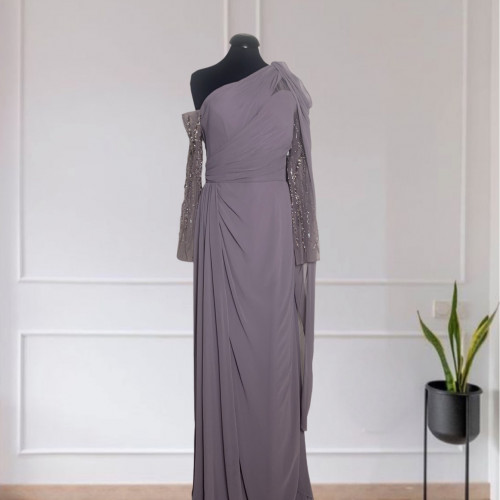Shiffon Embellished Gown
