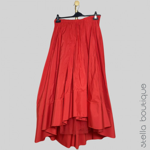 Taffeta High- Low Skirt