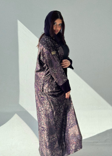 عباية شيفون مبطنة