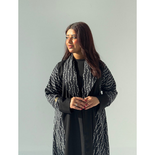 عباية كريب وقطن مموج