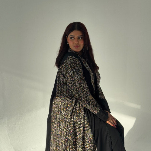 عباية كريب مع قطن