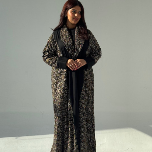 عباية كريب مع قطن