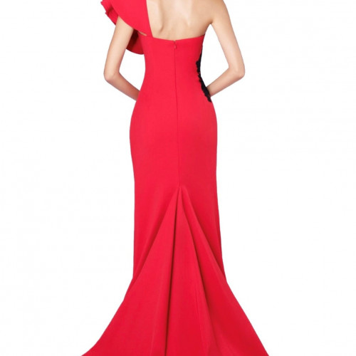 MNM Couture Embroidered Mermaid Dress