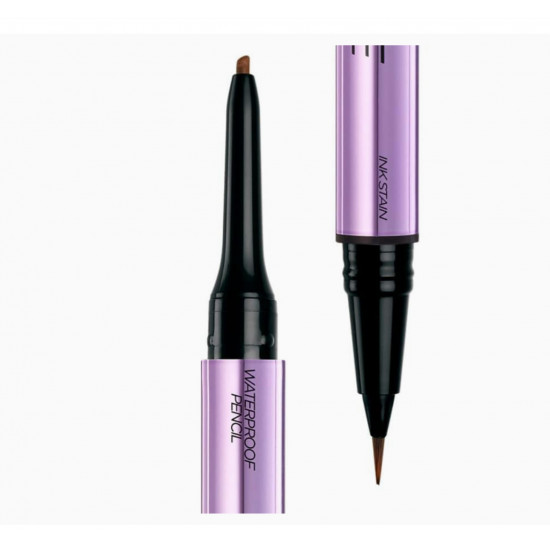 قلم حواجب مقاوم للماء يدوم طويلا بني غامق 002 قلم حواجب مقاوم للماء يدوم طويلا بني غامق 002