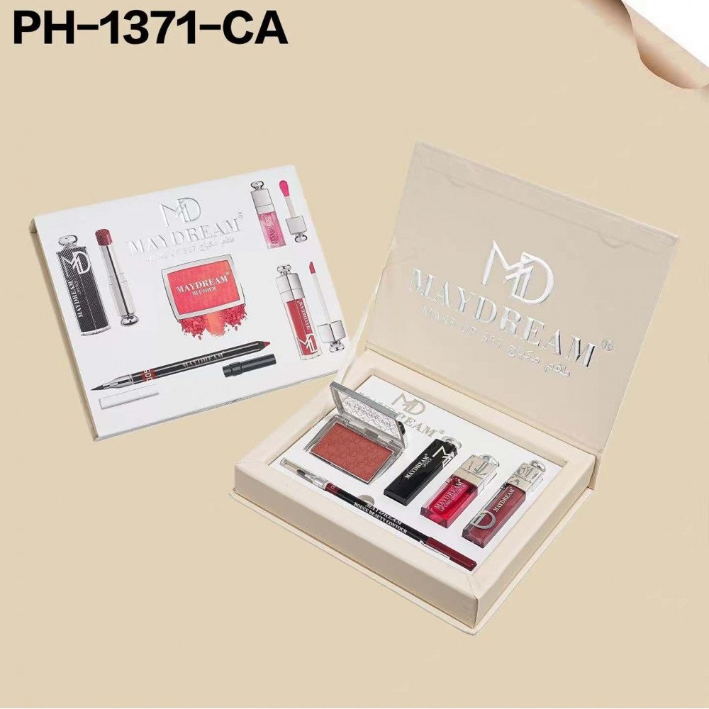 بوكس مكياج محدد- روج جاف- روج سائل - اضاءة 