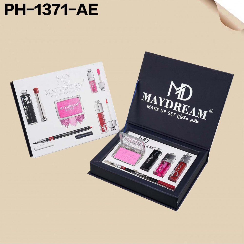 بوكس مكياج محدد- روج جاف- روج سائل - اضاءة 