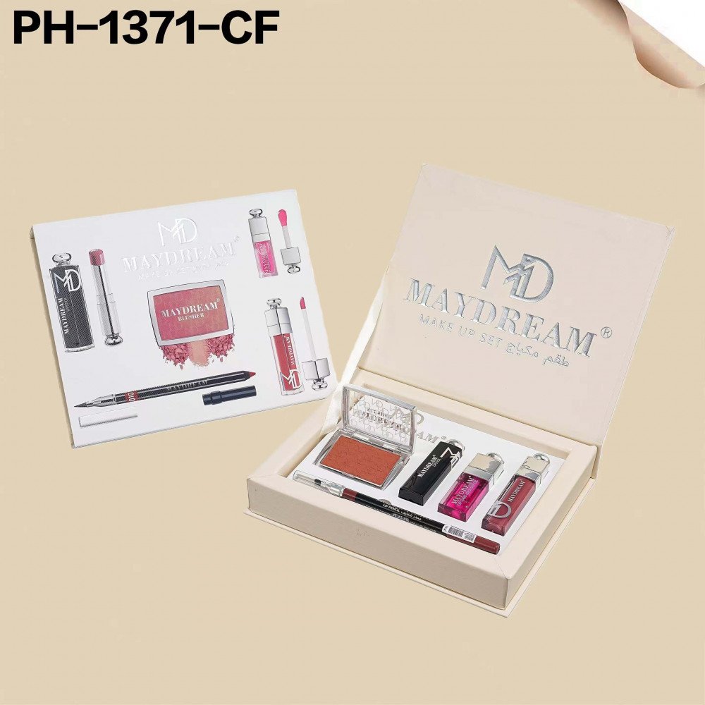 بوكس مكياج محدد- روج جاف- روج سائل - اضاءة 