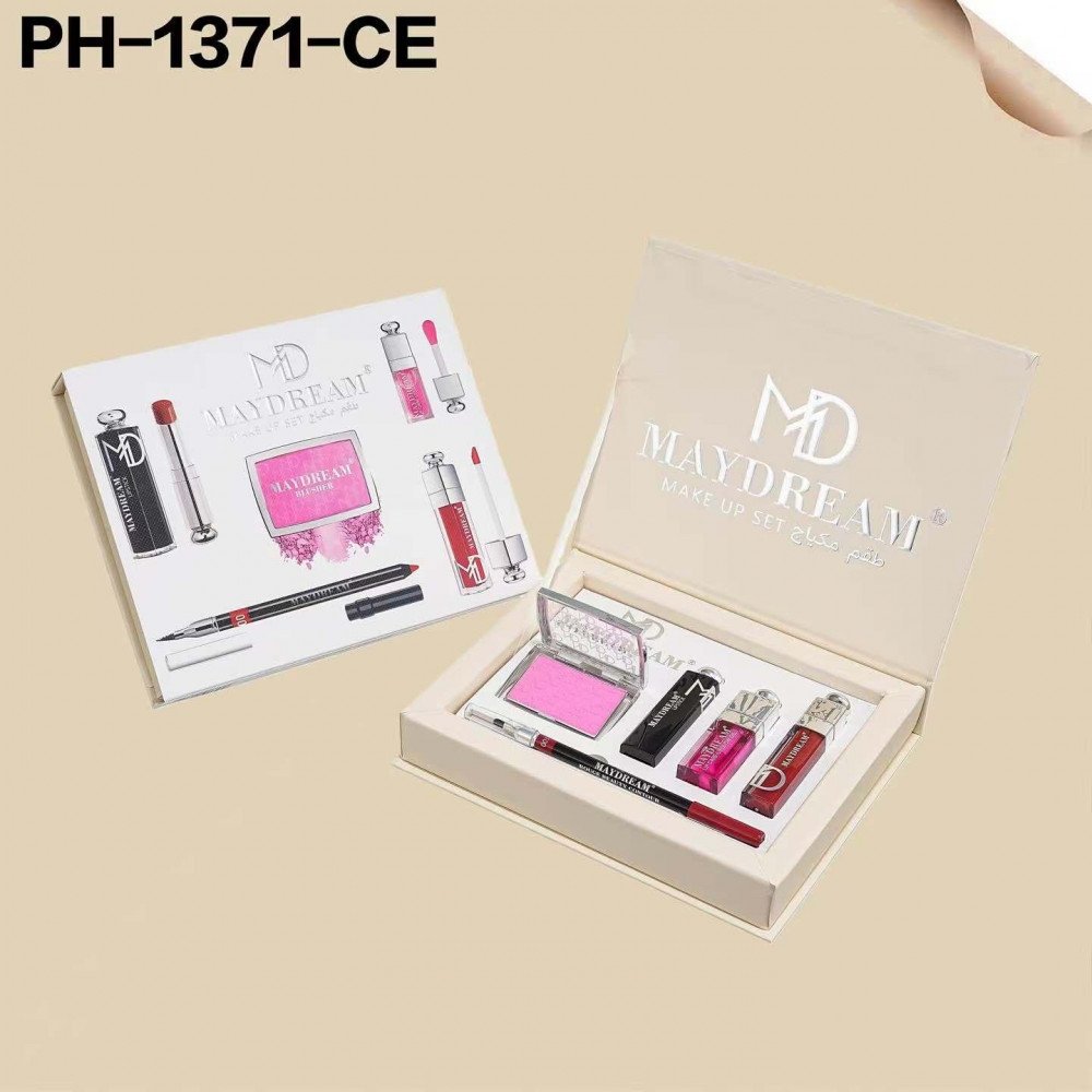 بوكس مكياج محدد- روج جاف- روج سائل - اضاءة 