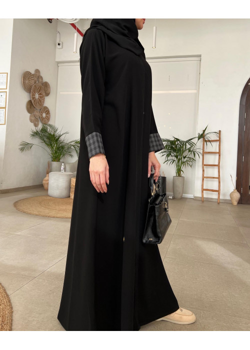 عباية  00504 يومية بكم كاروهات (كبك) 
