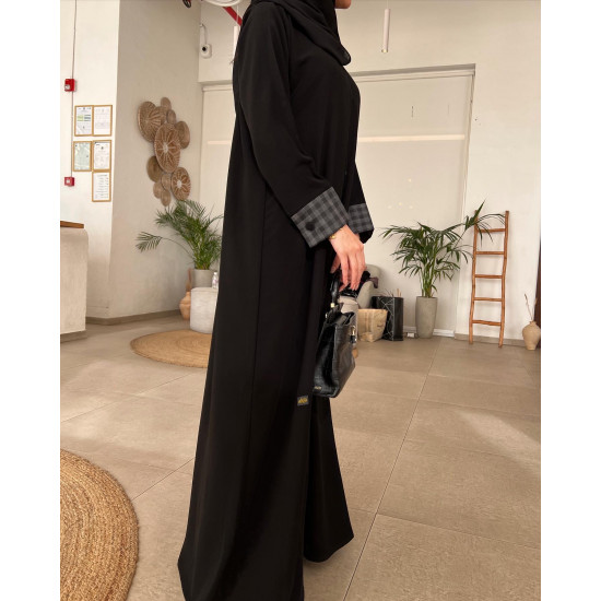 عباية  00504 يومية بكم كاروهات (كبك) 