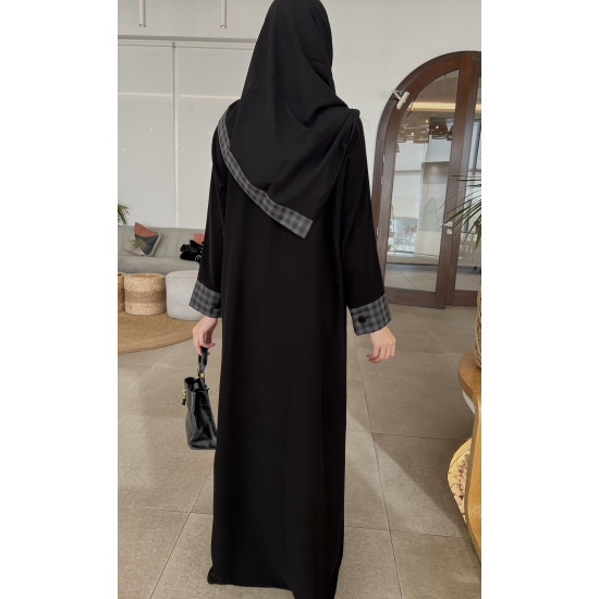 عباية  00504 يومية بكم كاروهات (كبك) 