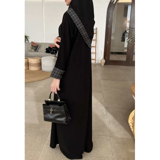 عباية  00504 يومية بكم كاروهات (كبك) 