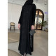 عباية  00560 يومية وراقية بقصة بليزر وخامة الكريب ملكي 