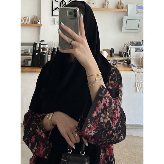 عباية 00599 صيفية بخامة حرير صيفي