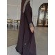 عباية 00607 يومية وعملية باللون البني