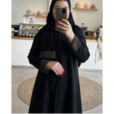 عباية  00501 سادة بقصة نص كلوش 