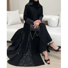 عباية  00632 أنيقة وصيفية بقصةA