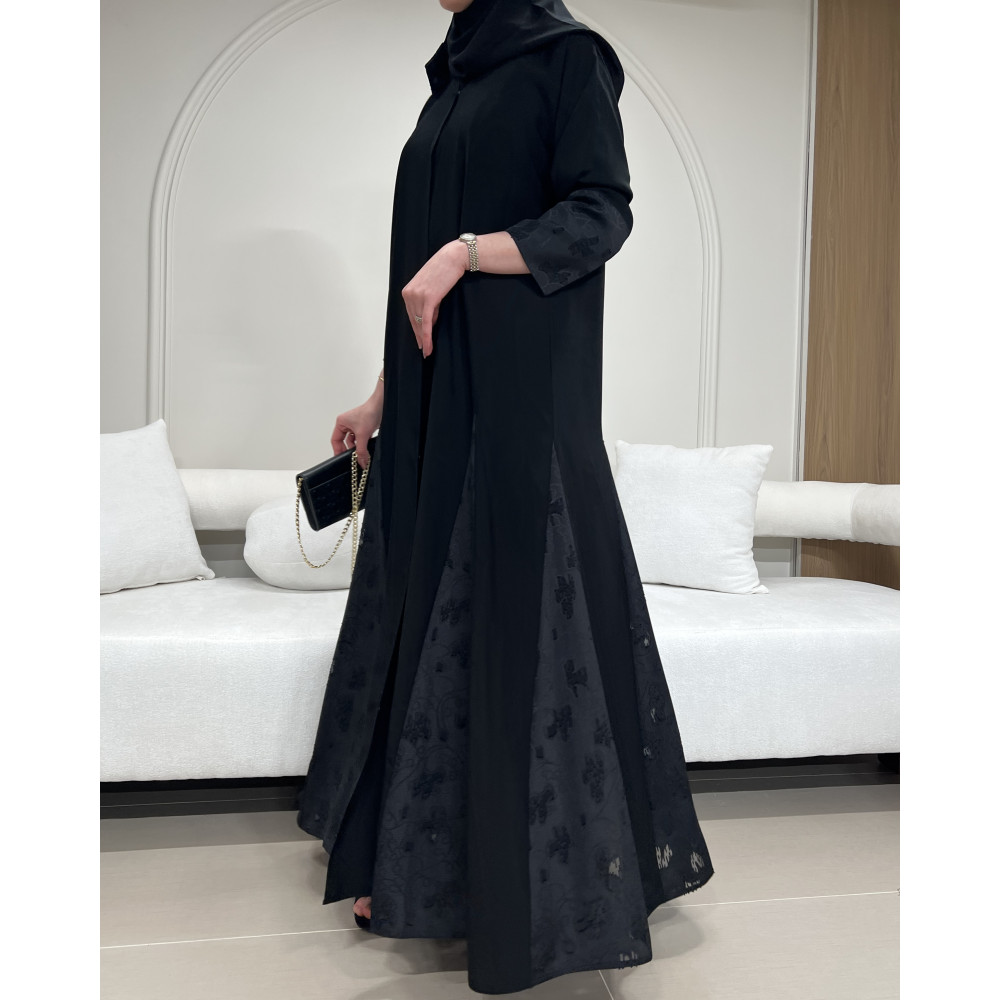 عباية  00632 أنيقة وصيفية بقصةA