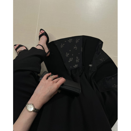 عباية  00632 أنيقة وصيفية بقصةA