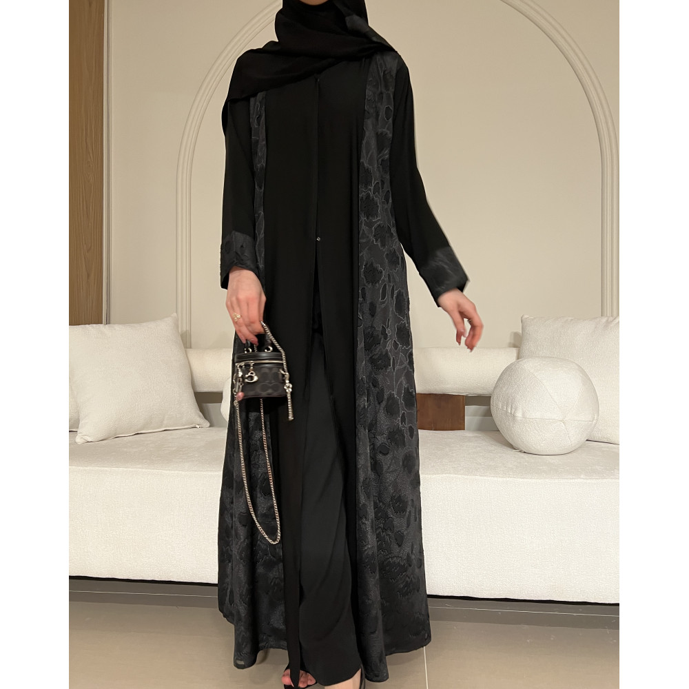 عباية  00633أنيقة وصيفية بقصةA