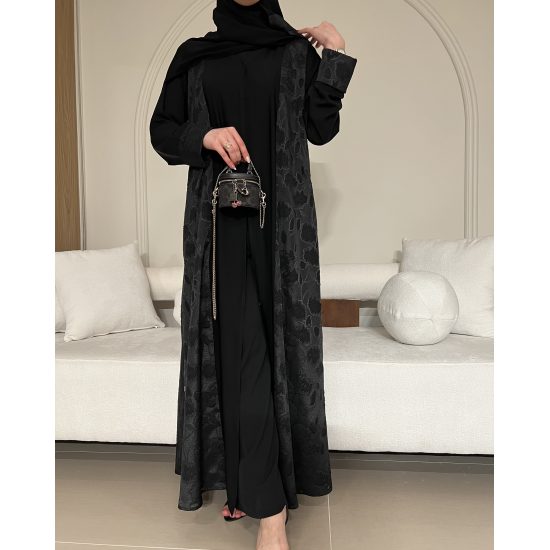 عباية  00633أنيقة وصيفية بقصةA