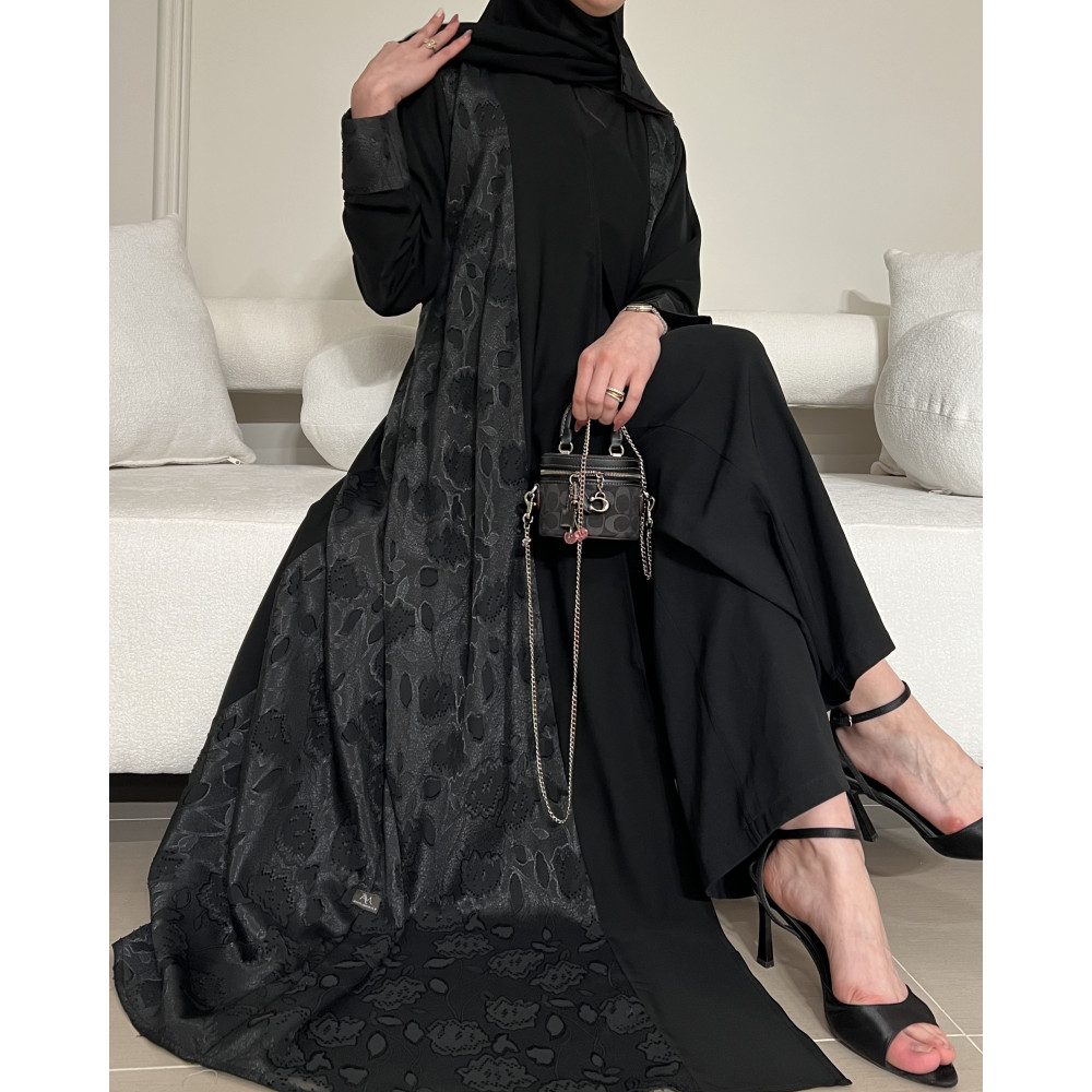 عباية  00633أنيقة وصيفية بقصةA