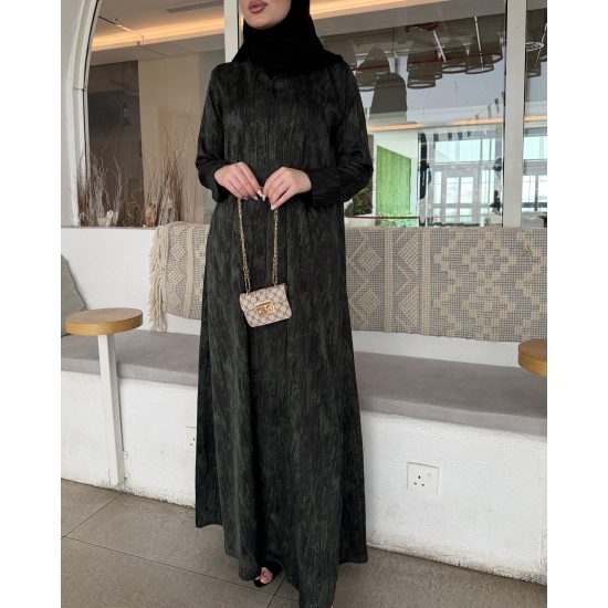 عباية  00643 صيفية بخامة كريب حرير