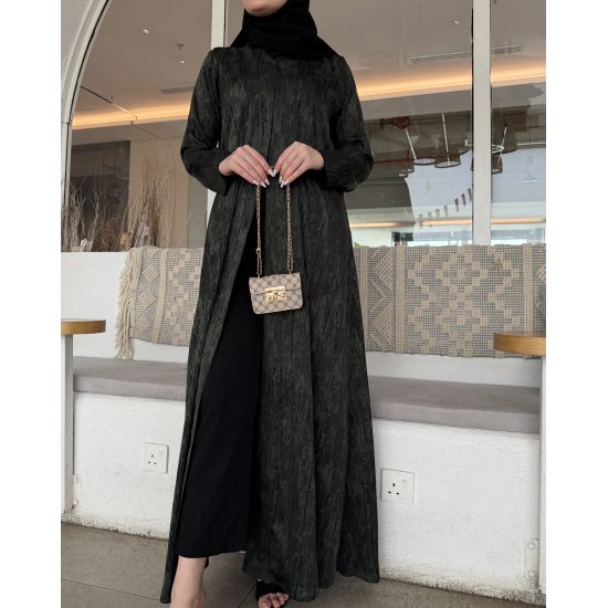 عباية  00643 صيفية بخامة كريب حرير