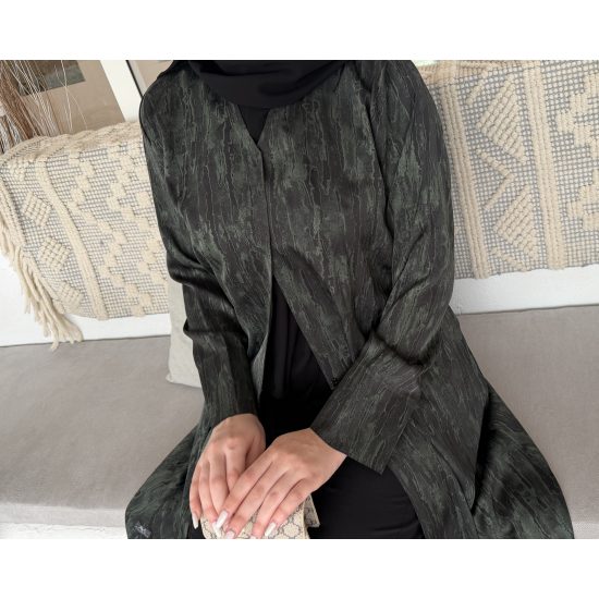 عباية  00643 صيفية بخامة كريب حرير