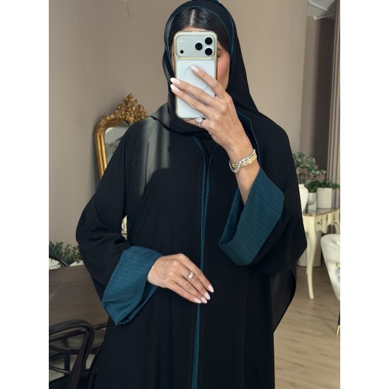 عباية  00658أنيقة وناعمة بقصه A 