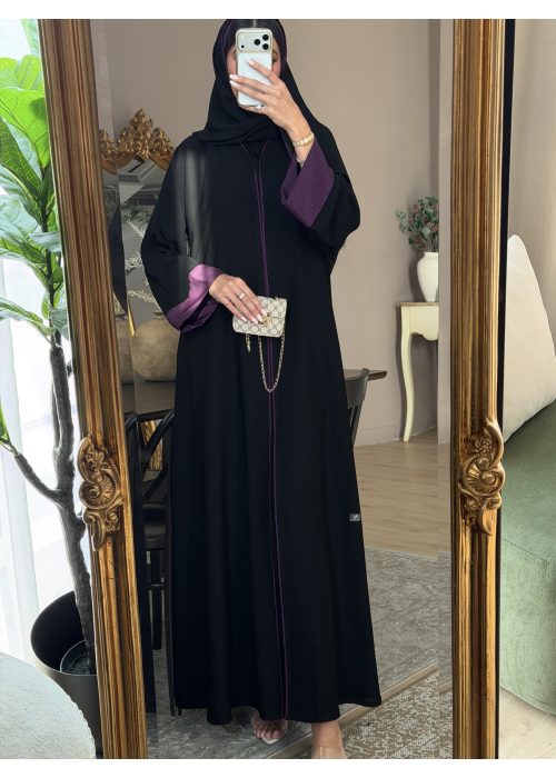 عباية  00659 أنيقة وناعمة بقصه A 