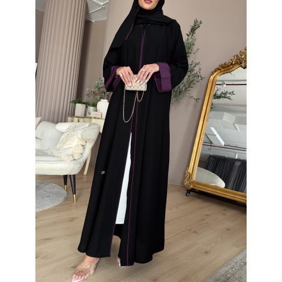 عباية  00659 أنيقة وناعمة بقصه A 