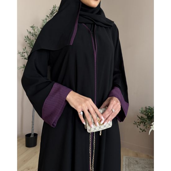 عباية  00659 أنيقة وناعمة بقصه A 